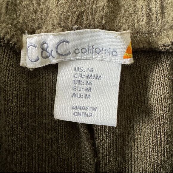 C&C California Wide Leg Soft Cozy Pants - Size M - Picture 5 of 6